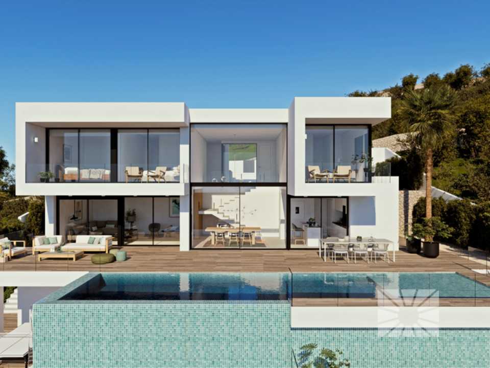 Villa Llebeig luxury modern villa for sale Residencial Jazmines Cumbre del Sol  