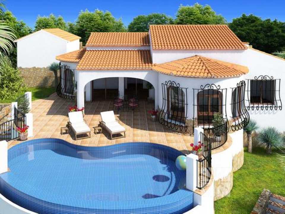 <h1> Villa model OSLO, villas for sale in Cumbre del Sol Costa Blanca.</h1>