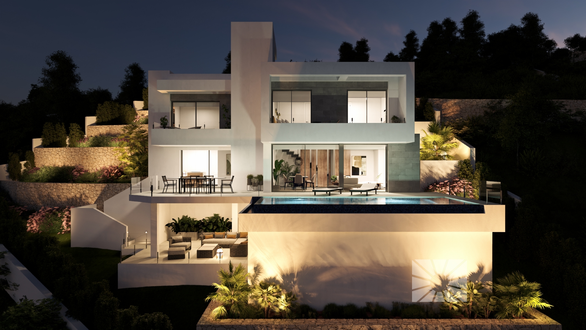 Indigo Luxury Villa in Lirios Sunrise Cumbre del Sol Residential Estate