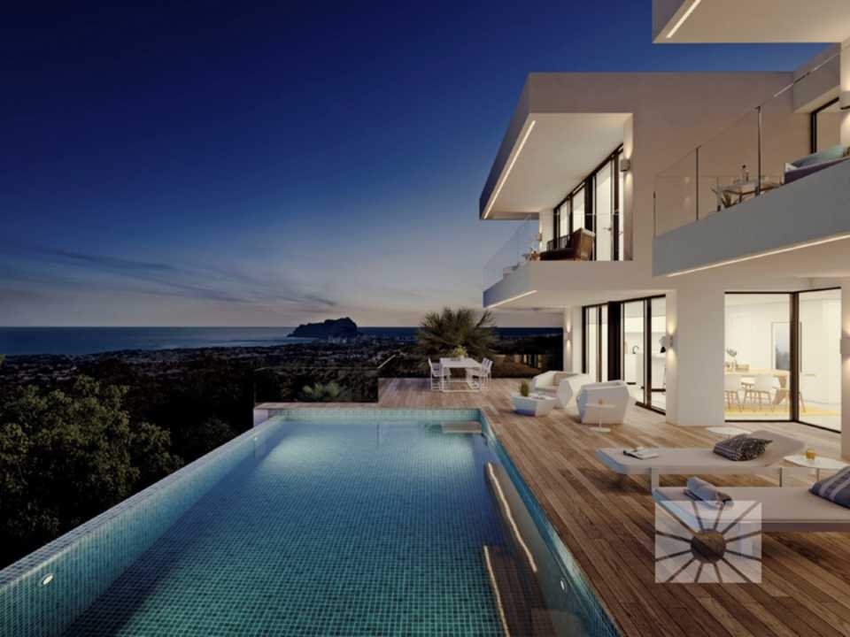 <h1>Villa La Perla chalet de lujo moderno en venta en Residencial Jazmines Cumbre del Sol</h1>