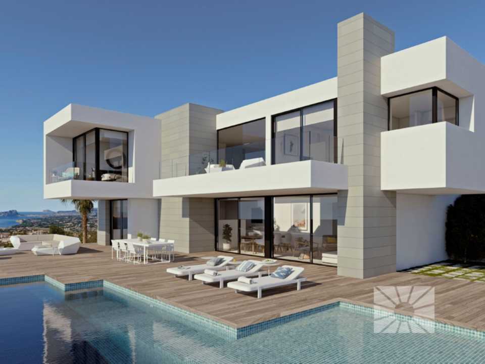 <h1>Villa Navio chalet de lujo moderno en venta en Residencial Jazmines Cumbre del Sol</h1>