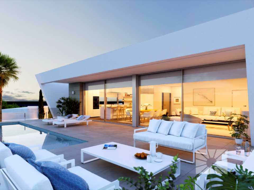 Villa Itaca Modernen Luxe Woning zum verkauf Wohnanlage Jazmines Cumbre del Sol