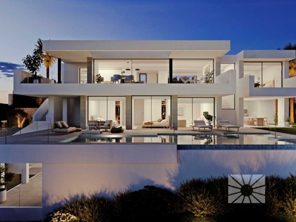 <h1>Villa Marina chalet de lujo moderno en venta en Residencial Jazmines Cumbre del Sol</h1>