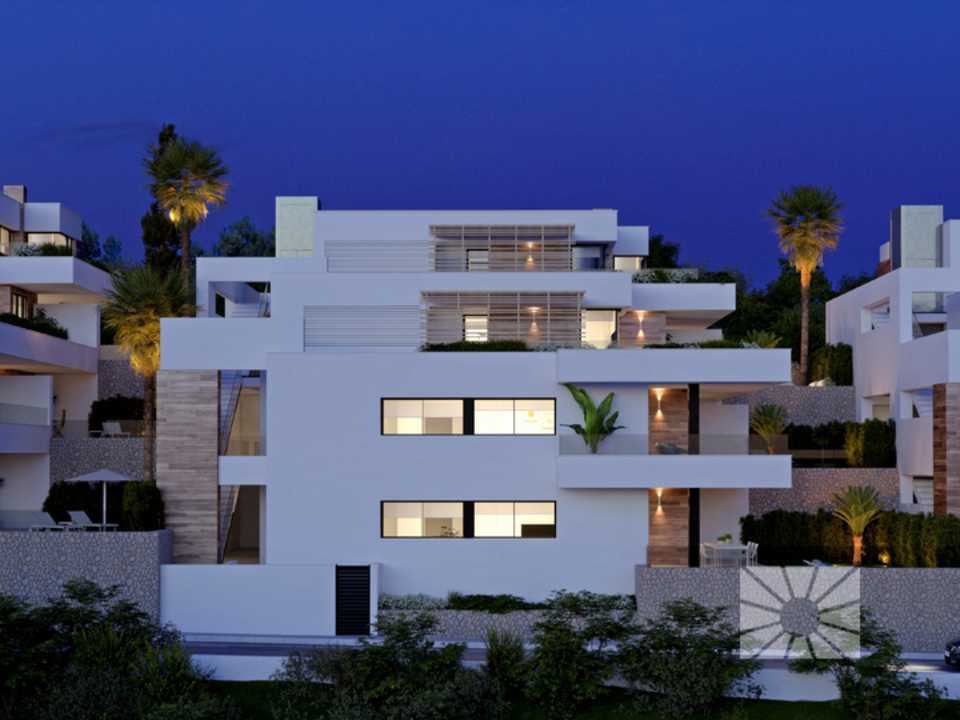 Montecala Gardens Cumbre del Sol modern new built apartments for sale in Benitachell ref: ph003
