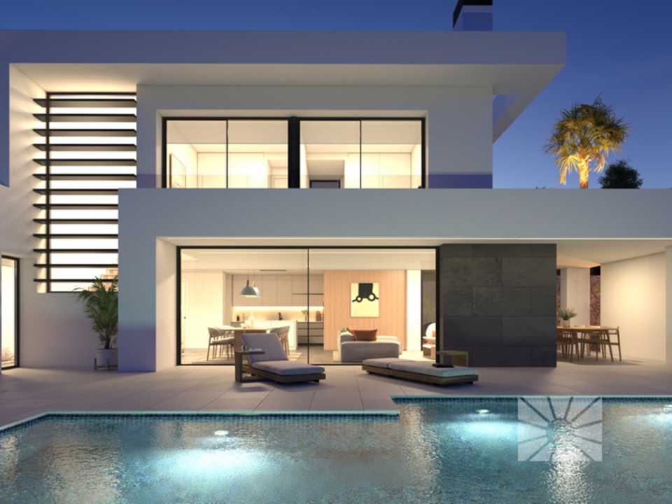 <h1>Villa con piscina privada y vistas al mar. Modelo Iseo</h1>