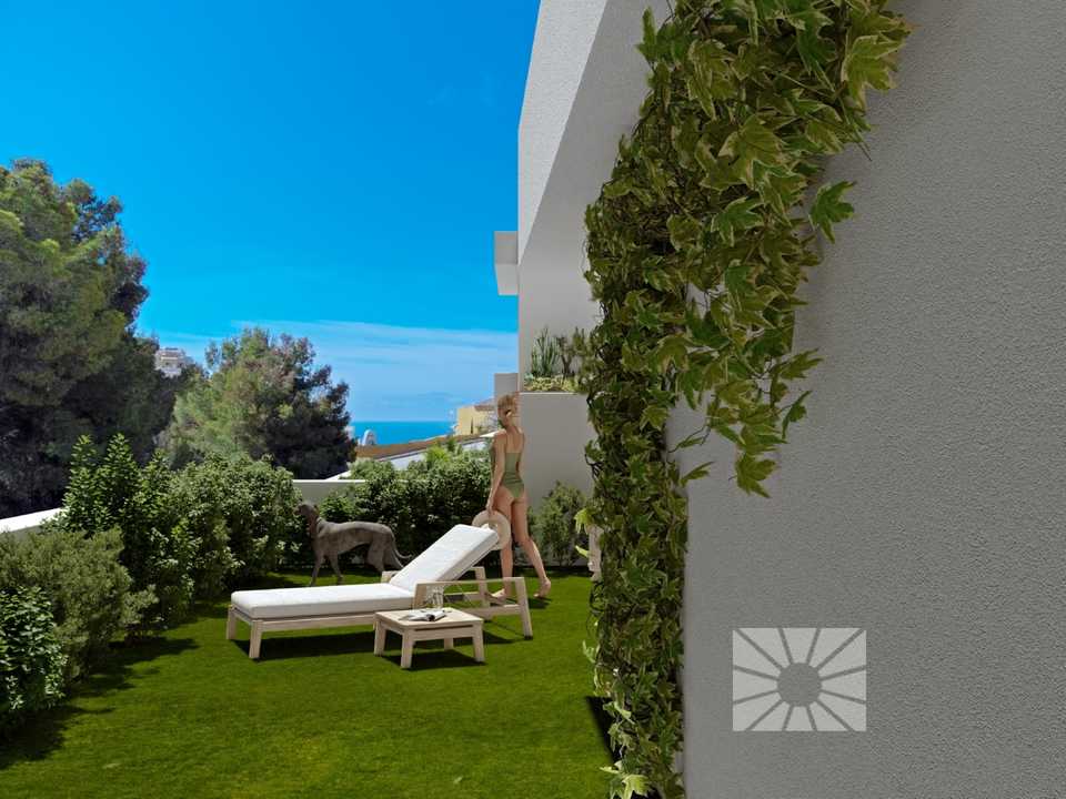 Montecala Gardens Cumbre del Sol, Verkauf neuer moderner Apartments im Neubau in Benitachell Ref.: PG035