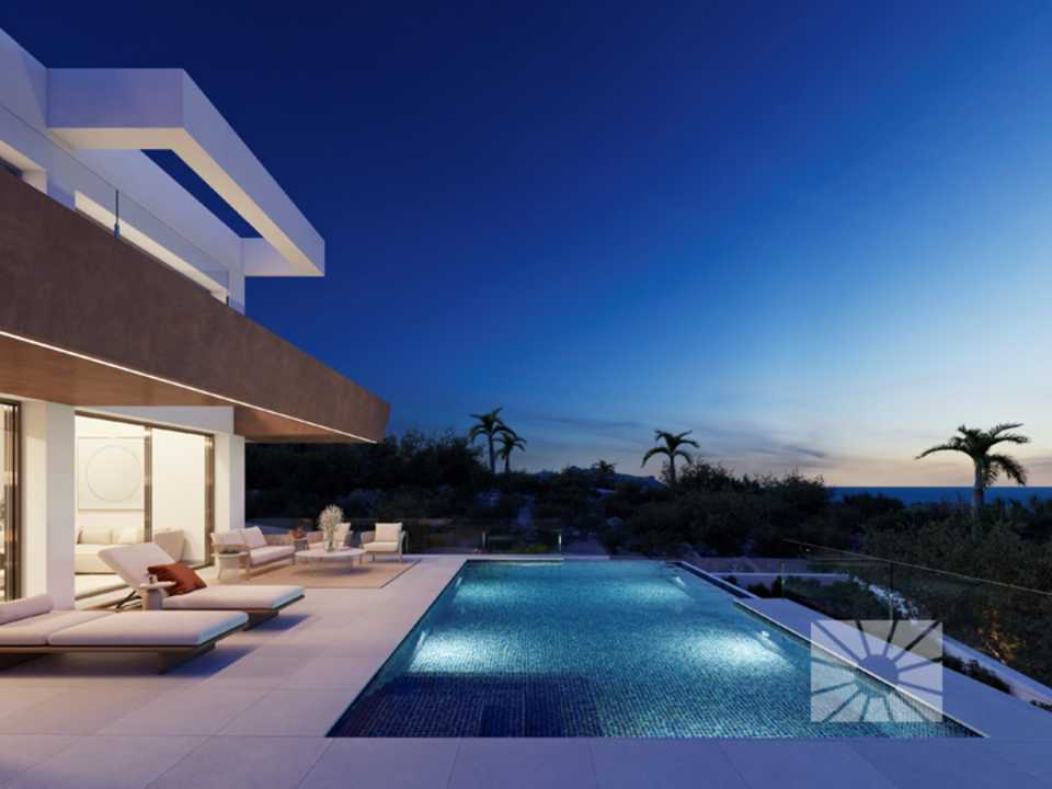 <h1>Encinas Design Cumbre del Sol moderne villa te koop ref: AE121 model Eliseo</h1> 