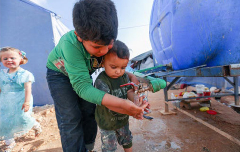 Grupo VAPF en UNICEF Spanje, bondgenoten om de meest kwetsbare kinderen te beschermen tegen de effecten van COVID-19 in Syrië.